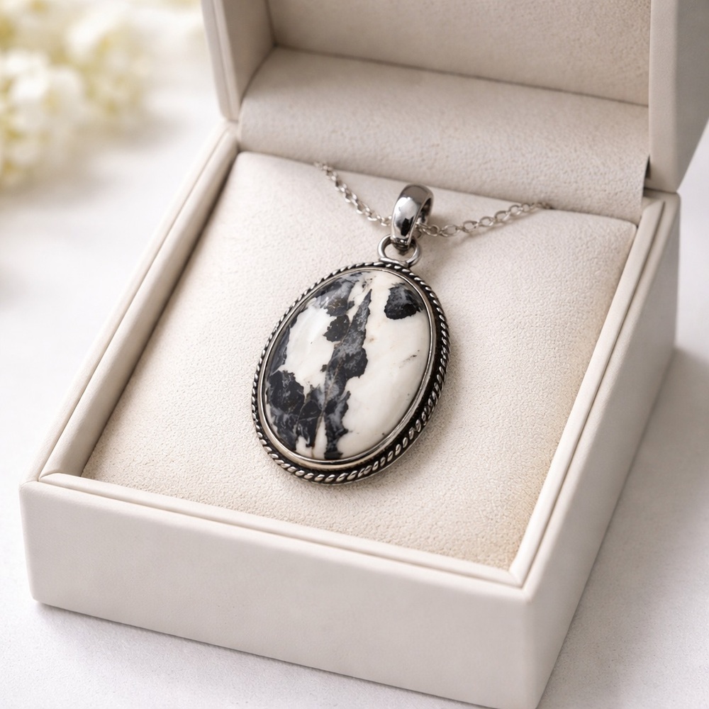 NEW! Zebra Jasper Necklace - Picture 3 of 13